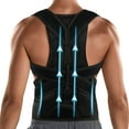 thumbnail image 1 of Corrector de postura para hombres y mujeres - Soporte de espalda para soporte lumbar y vertical - Enderezador de espalda transpirable, 1 of 5