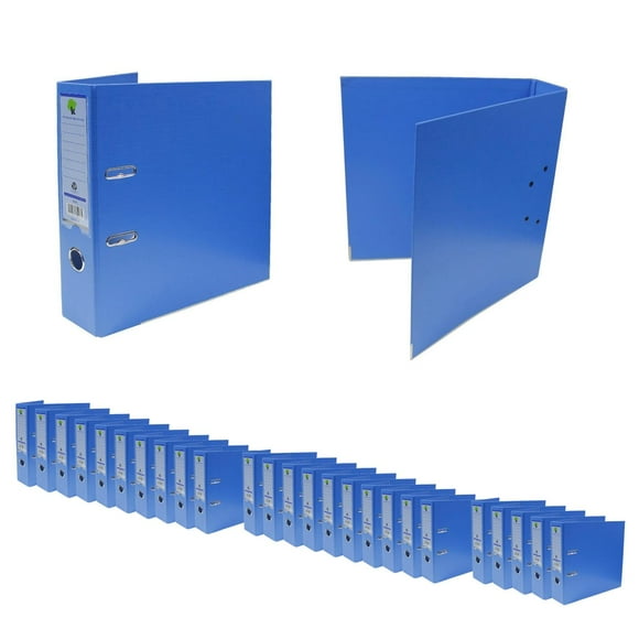 Carpeta Registrador Forrado PVC Techmakro Carta Azul 25 Pz