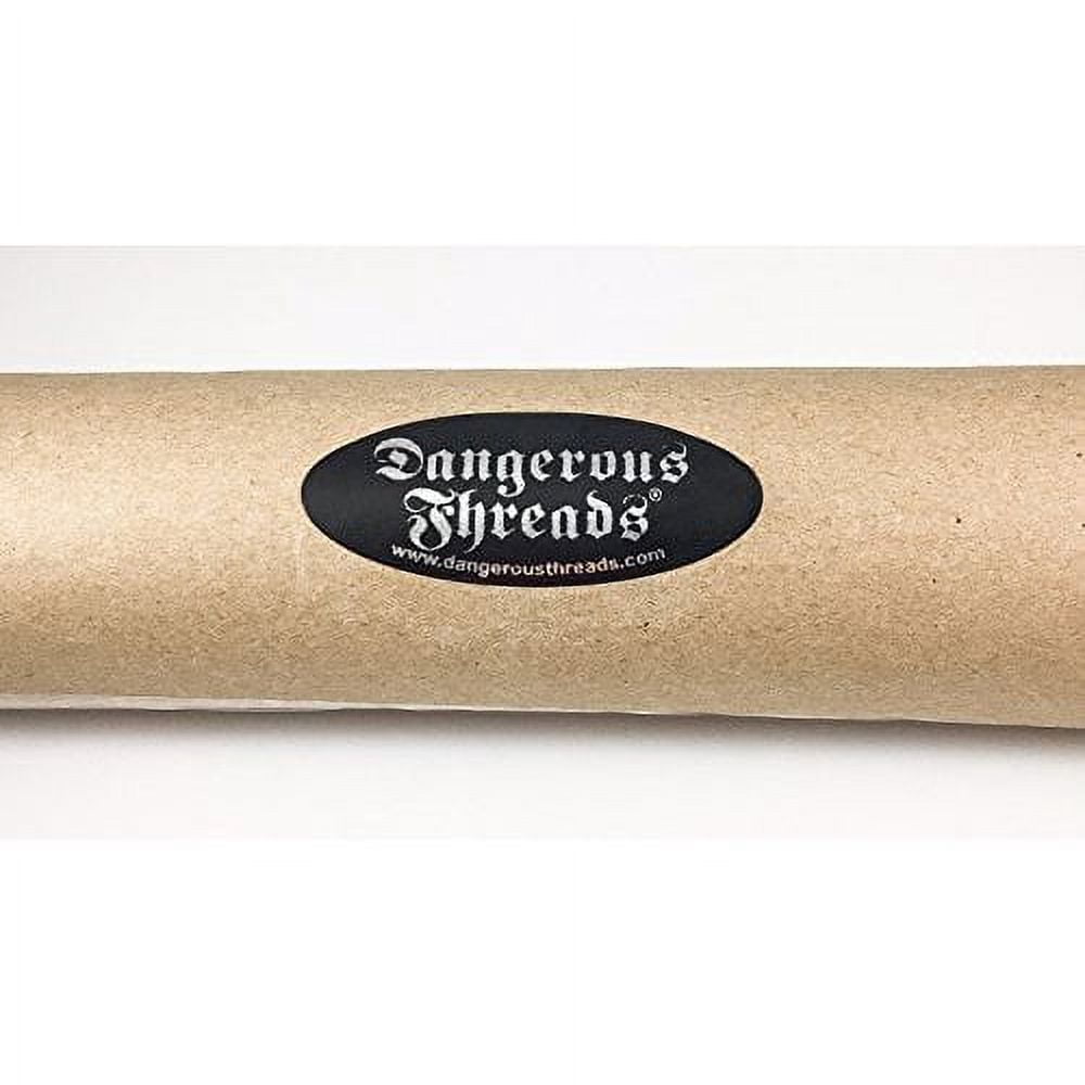 Dangerous Threads Black Leather Piece - 8/9 oz Heavy Weight Topgrain Cowhide - Various Sizes (Black 12" x 36" - 3 SF)