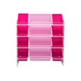 thumbnail image 3 of Delta Children Kids Toy Storage Organizer with 12 Plastic Bins - Greenguard Gold Certified, White/Pink, 3 of 5