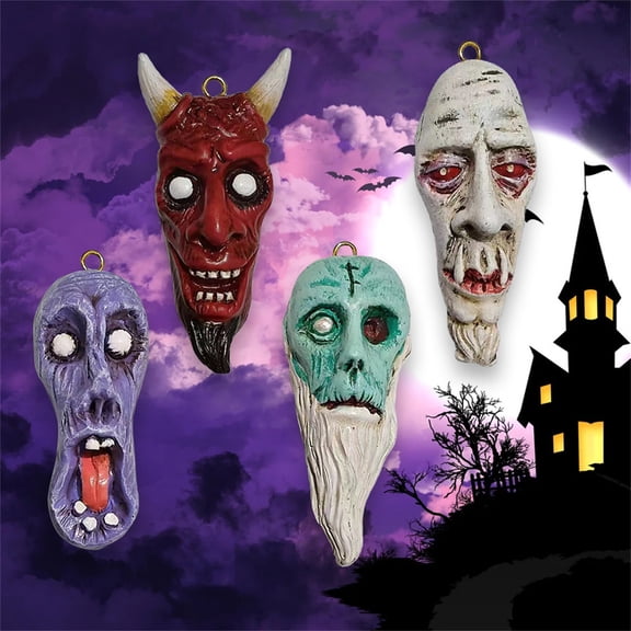 XGFHYJEH Halloween Stickers Decorations Indoor, Halloween Decoration Ornament, Halloween Scary Gothic Devil Vanishing Stickers Decor for Home Party