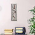 thumbnail image 2 of Letrero de pared Cheung's Joy Vertical Farmhouse de metal gris, 2 of 7