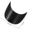 thumbnail image 2 of OUNONA 20Pcs Simple Style Adjustable Sun Cap Hat Visor Insert Black PVC Detachable Motorbike Riding Unisex, 2 of 5