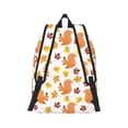 thumbnail image 3 of Daiia Cartoon Squirrel Vintage Canvas Backpack for Men and Women ,Hiking Backpack,Travel Laptop Bag for School,Large Capacity Backpack, 3 of 8