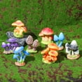 thumbnail image 3 of Jiibva 8 Pcs Resin Mushroom Decoration Plants Craft Figurines Adorable Cake Accessories Mini Garden Ornament Creative Mushroom Ornament, 3 of 7