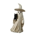 thumbnail image 2 of Estatua de fantasma de Halloween Colamx Impermeable Beige, 2 of 8