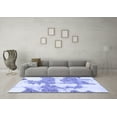 thumbnail image 3 of Ahgly Company Machine Washable Indoor Rectangle Abstract Blue Modern Area Rugs, 6' x 9', 3 of 4