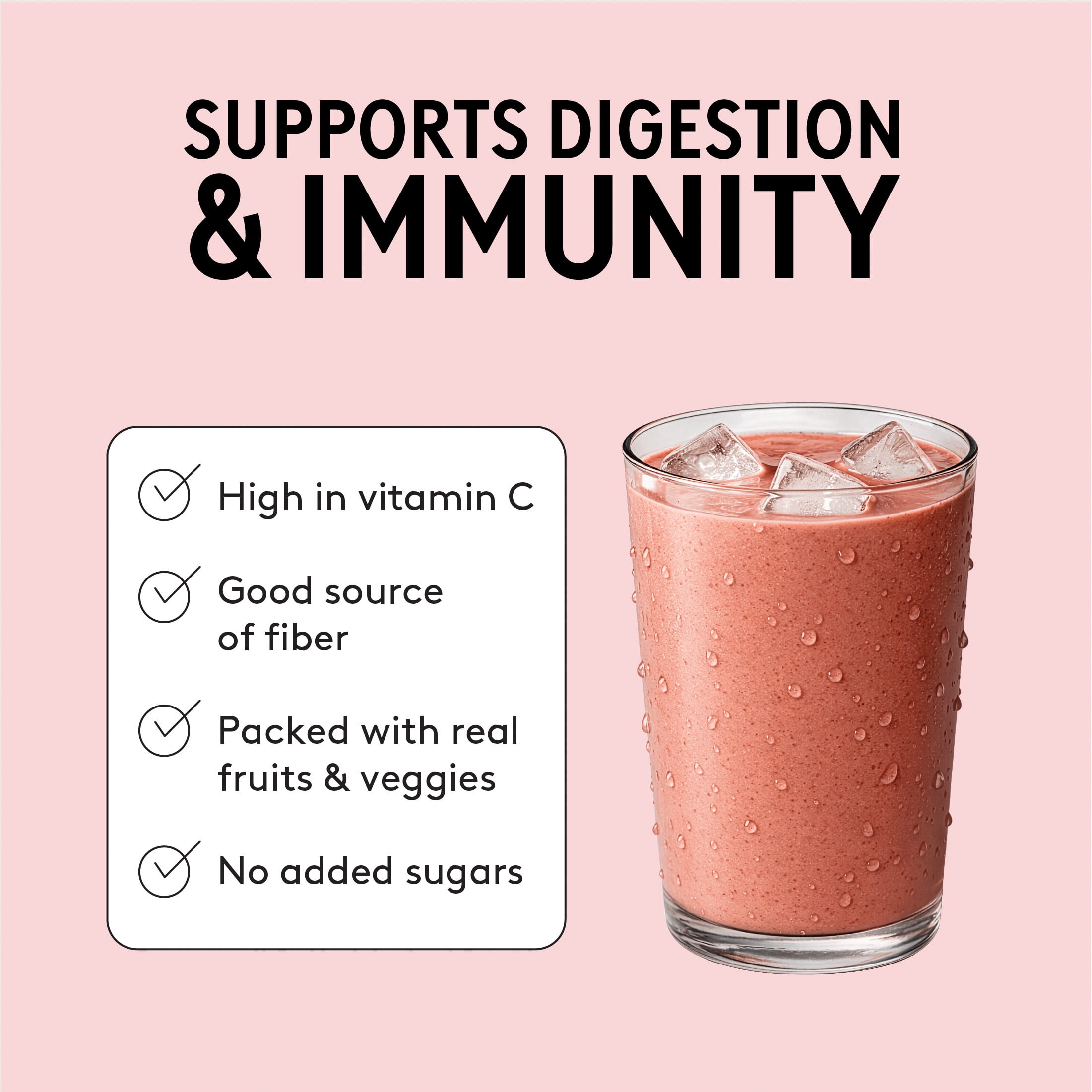 Kencko Reds Instant Superfood Fruit & Veggie Smoothies, .63 oz, 4 Pack