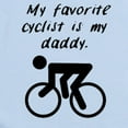 thumbnail image 2 of CafePress - My Favorite Cyclist Is My Daddy Body Suit - Baby Light Bodysuit, Size Newborn - 24 Months, 2 of 4