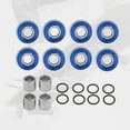thumbnail image 5 of Pack of 8 Precision 608 RS ABEC 11 Bearings for Scooters, Longborad And - Blue, 5 of 10