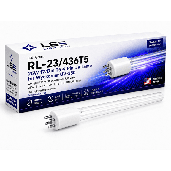Wyckomar RL-23/436T5 Equivalent UV-C Ultraviolet Lamp