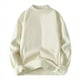 thumbnail image 2 of Suéter de terciopelo de una pieza de otoño e invierno para hombre, suéter de cuello alto de color sólido, suéter informal para jóvenes, abrigo para hombre, 2 of 6