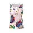 thumbnail image 4 of Lsque Mushroom Printed Workout Tank Tops for Women, Athletic Sports Tank Tops, Compression Sleeveless Dry Fit Shirts,Sleeveless Yoga Shirt-Large, 4 of 9