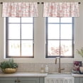 thumbnail image 3 of LALILO Kitchen Curtain Valance City Life Stylish Line And Rod Pocket Window Curtain 52"x 18" Set of 2, 3 of 5
