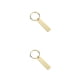 thumbnail image 2 of Inteprter Stainless Steel Blank Keychain Rectangle Key Engraving DIY Hanging Keyring Waist Gifts Decorative Chain Fashion Clothes Type1 NO1, 2 of 6