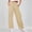 Khaki, variant on HAPIMO Women's Fall Winter Sweatpants High Waist Wide Leg Pants Loose Straight Leg Trousers Drawstring Elastic Waist Pants Casual Sweat Pants with Pockets Black XXL