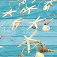 thumbnail image 5 of Beach Garland Seashell & 12 Pc Real Starfish Garland 10ft+ (120"), Nautical Decor, Beach Theme Party Decorations, 5 of 10
