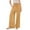Yellow, variant on Utoimkio Women's Wide Leg Linen Lounge Pants High Waisted Drawstring Casual Loose Harem Pants for Women with Pockets