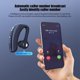 thumbnail image 5 of Auriculares manos libres Bluetooth 5.1, auriculares inalámbricos para negocios, se adaptan al oído izquierdo o derecho, para iPhone, Android y portátiles, color rojo., 5 of 6