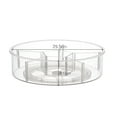 thumbnail image 3 of promotion! 6 Grid Rotating Storage Tray Kitchen Desktop Seasoning Bottle Storage Rack Turntable Transparent PET Fruit Tray Storage Box Mason Jars for Food Storage, 3 of 8