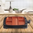 thumbnail image 2 of Brentwood Multi-Portion Electric Indoor Grill with Non-Stick Copper Coating, 2 of 10