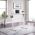 thumbnail image 2 of Scranton & Co 48" Electric Sit-to-Stand Desk in White Engineered Wood, 2 of 13