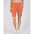 thumbnail image 2 of 4 Pack: Women's 7" Bermuda Long High Waisted Shorts With Pockets - Casual Running Workout Athletic (Available In Plus), 2 of 6