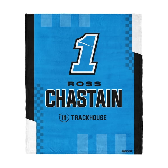 The Northwest Group Blue Ross Chastain 50" x 60" Silk Touch Throw Blanket