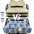 thumbnail image 6 of Yuyamidu Gorilla Golf Cart Seat Covers Golf Ball Golfcart Seat Cover with Pockets Blue Club Car Seat Towel Blanket Golf Cart Accessories, 6 of 8