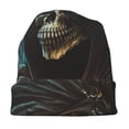 thumbnail image 6 of Skull Beanie Cap Slouchy Knit Hat Headwear Warm for Men Women , Skull Gothic Death Grim Reaper, 6 of 6
