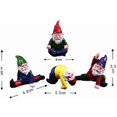 thumbnail image 2 of Yoga Miniature Garden Gnomes Fairy Garden Gnomes Figures Accessories Small Outdoor Garden Gnomes Gnomes Ornaments, 2 of 5