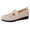 Beige, variant on DSJLMQ Women's Knitted Flat Shoes Breathable Mesh Soft Tennis Indoor Outdoor Walking L𝗈afers Lightweight Casual Sport Shoes Side CutOut Woven Shoes