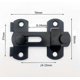 thumbnail image 2 of Door Lock Hasp Lock Door and Window Sliding Latch Latch Lock Latch Bolt Shed Sliding Door Lock Sliding Lock (Black), 2 of 5