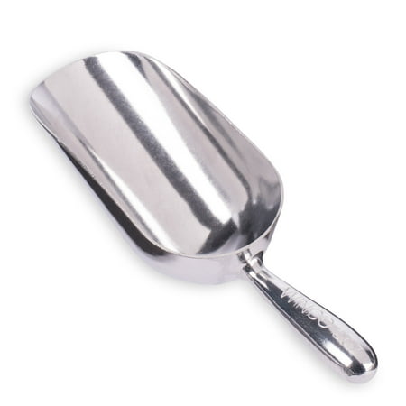 58 Ounce Aluminum Scoop - Aluminum Ice or Grain Scoop - 5-ounce