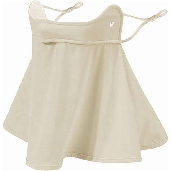 UPF 50+ Unisex Breathable Cooling Face Cover, Sun UV Protection Earloop Neck Gaiter Scarf Mask, for Summer Outdoor Activities