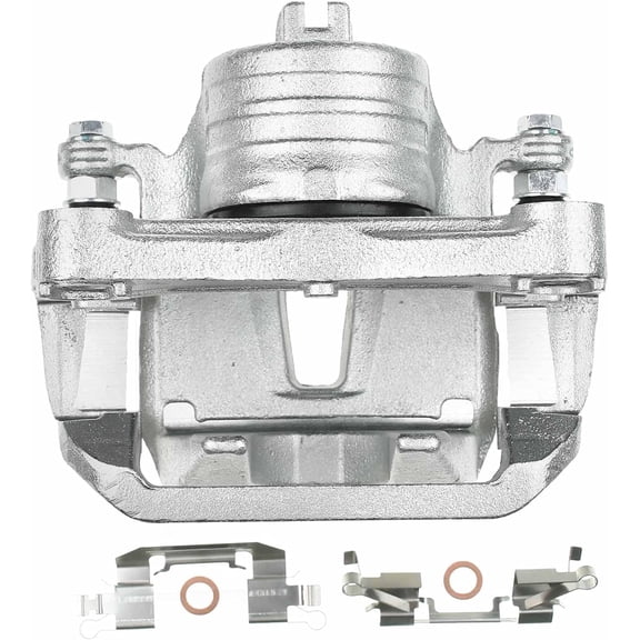 A-Premium Disc Brake Caliper Assembly with Bracket Compatible with Select Infiniti Models - FX35, FX45 2003-2005 - Front Left Driver Side