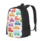 thumbnail image 1 of Disketp Doodle Cars Mochila Minimalista de Gran Capacidad, Mochila de Viaje para Escuela, Trabajo o Uso Diario, 1 of 6