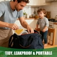 thumbnail image 6 of 20 Pack Reusable Snack Containers with Lids, 2-Compartment Clear Portion Cups for Salad Dressing, Sauce & Snacks, Leakproof Plastic Food Containers for Meal Prep & On-the-Go, 6 of 8