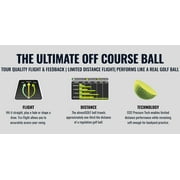 Almost Golf P3 Limited Flight Practice Golf Balls, Yellow, 36 Pack