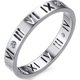 thumbnail image 1 of UBIUO Openwork Roman Numerals Ring for Women Girls of Stainless Steel & CZ Setting Silver/Rose Gold/Gold Plated - -, 1 of 3