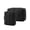 Black, variant on Small Travel Makeup Bag for Purse Toiletry Pouch, Puffy Padded Mini Cosmetics Bag, Cute Make Up Pouch for Women with Slip-in Pocket, Travel Essentials for Toiletries, Black