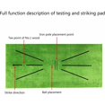 thumbnail image 5 of 30x60cm Swing Training Golf Putting Mat Portable Practice Golf Hitting Mat Driving Mat for Indoor and Backyard Training, 5 of 5