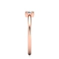 thumbnail image 6 of SuperJeweler 1/3 Carat Rose Cut Diamond Solitaire Ring In 14 Karat Rose Gold For Women, 6 of 6
