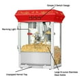 thumbnail image 3 of Carnival Countertop Popcorn Machine – 3 Gallon Popcorn Popper, 8oz Kettle, Warmer, and 5 All-in-One Kernel Packs by Great Northern Popcorn (Red), 3 of 5