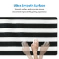 thumbnail image 6 of Disketp Gaming Mouse Pad Black And White Stripes Pattern Large Mouse Mat Long Extended Desk Pad Non-Slip Rubber Mice Pads Stitched Edges Thin Pad (11.8x31.5 Inch), 6 of 9