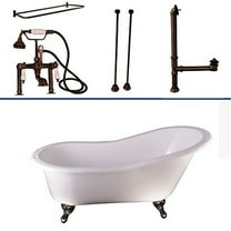 Barclay TKCTS7H67-ORB5 Tub Kit 67"; Cast Iron Slipper