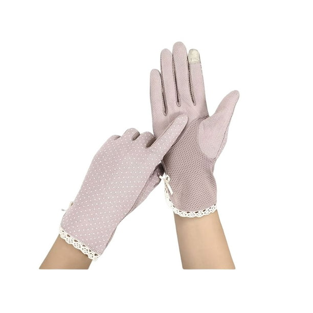 Sunproof Gloves Screen Touching Thin Fingertip Breathable Hand