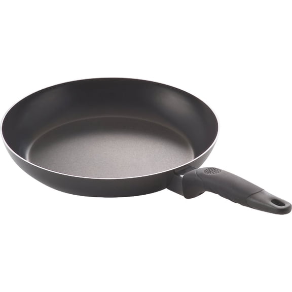 Imusa Mirro Ceramic Coated Aluminum Fry Pan 10 in. Black