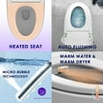 thumbnail image 6 of BN-6100S, 1-Piece 1.28 GPF Tankless Elongated Smart Bidet Toilet in White, Auto Flush, Heated Seat with Soft Close, 6 of 8
