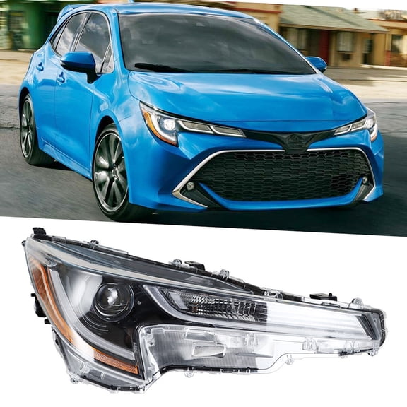 Fit for Toyota Corolla 2020-2021 Headlight Headlamp Housing Assembly (Front Right Passenger Side, without Bulb)